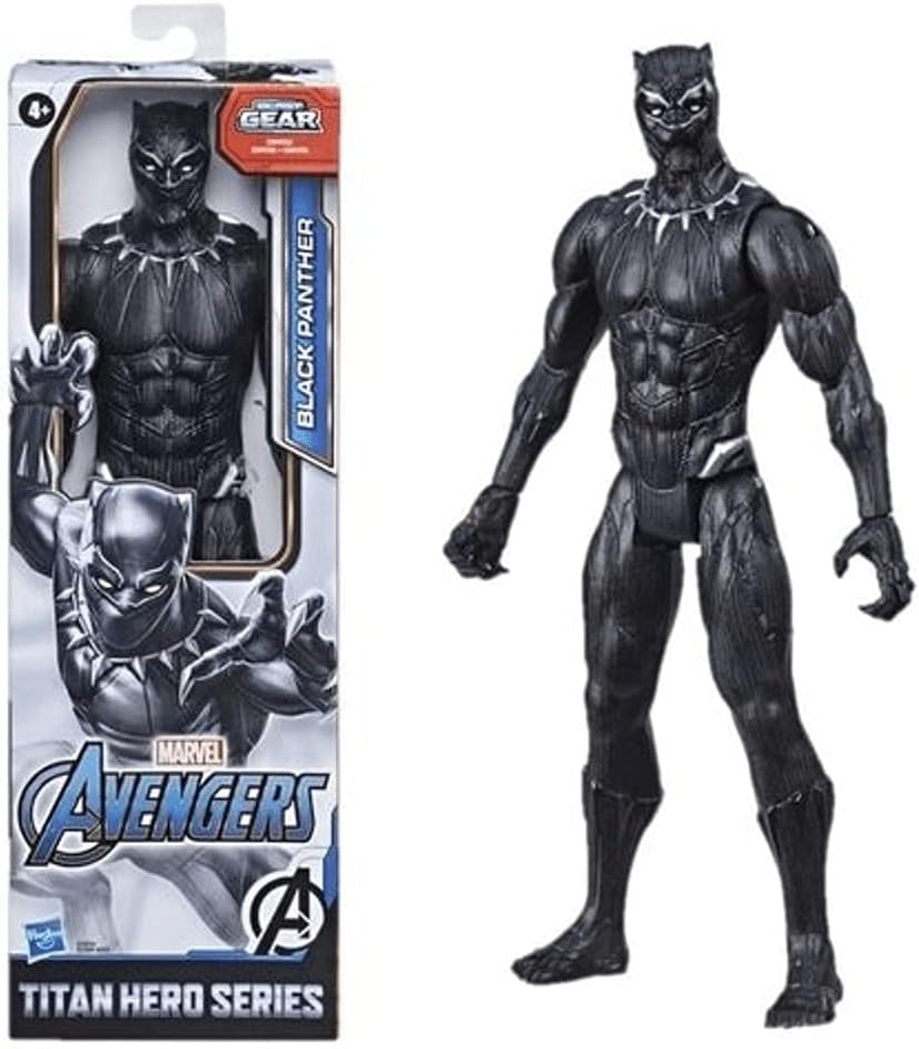 Avengers Marvel Titan Hero Series Collectible 30-cm Black Panther Action Figure, Toy for Ages 4 and Up-4