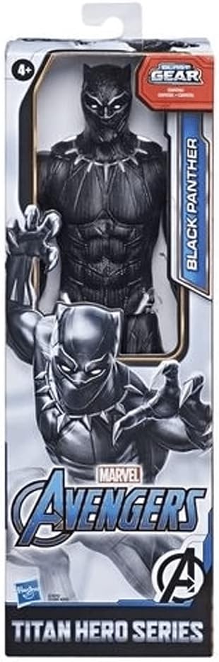 Avengers Marvel Titan Hero Series Collectible 30-cm Black Panther Action Figure, Toy for Ages 4 and Up-5