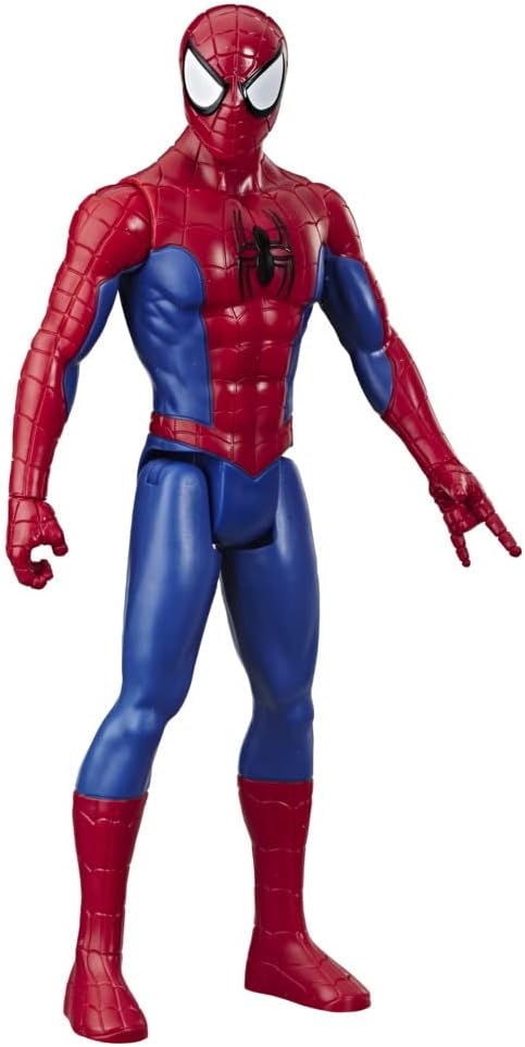 Marvel Titan Hero Series Spider-Man Articulated Action Figure, Blue-1