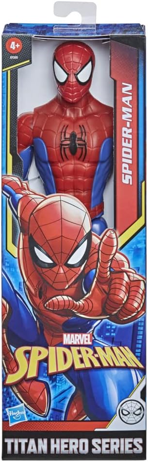 Marvel Titan Hero Series Spider-Man Articulated Action Figure, Blue-3