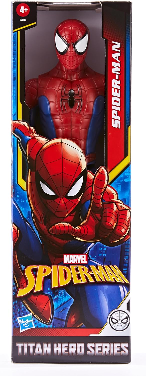 Marvel Titan Hero Series Spider-Man Articulated Action Figure, Blue-5