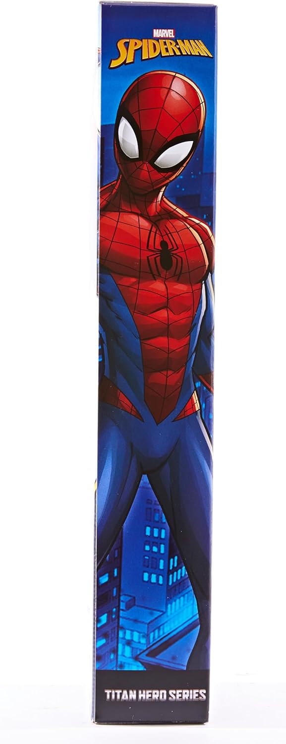 Marvel Titan Hero Series Spider-Man Articulated Action Figure, Blue-7