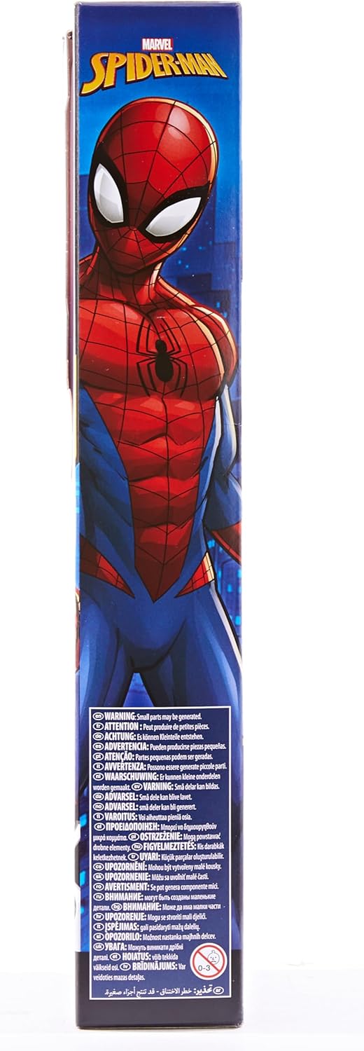 Marvel Titan Hero Series Spider-Man Articulated Action Figure, Blue-8