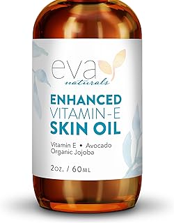 Eva Naturals Vitamin E Oil for Skin Care - Vitamin E Oil for Skin - Vitamin E Oil for Skin Scar – XL 2 Oz