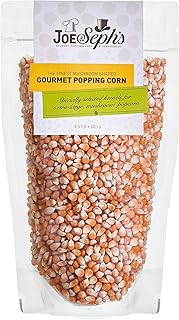 Joe & Seph's Popping Corn Kernels, XX-Large Bag 1kg MUSHROOM POPPING CORN (Packing may vary).