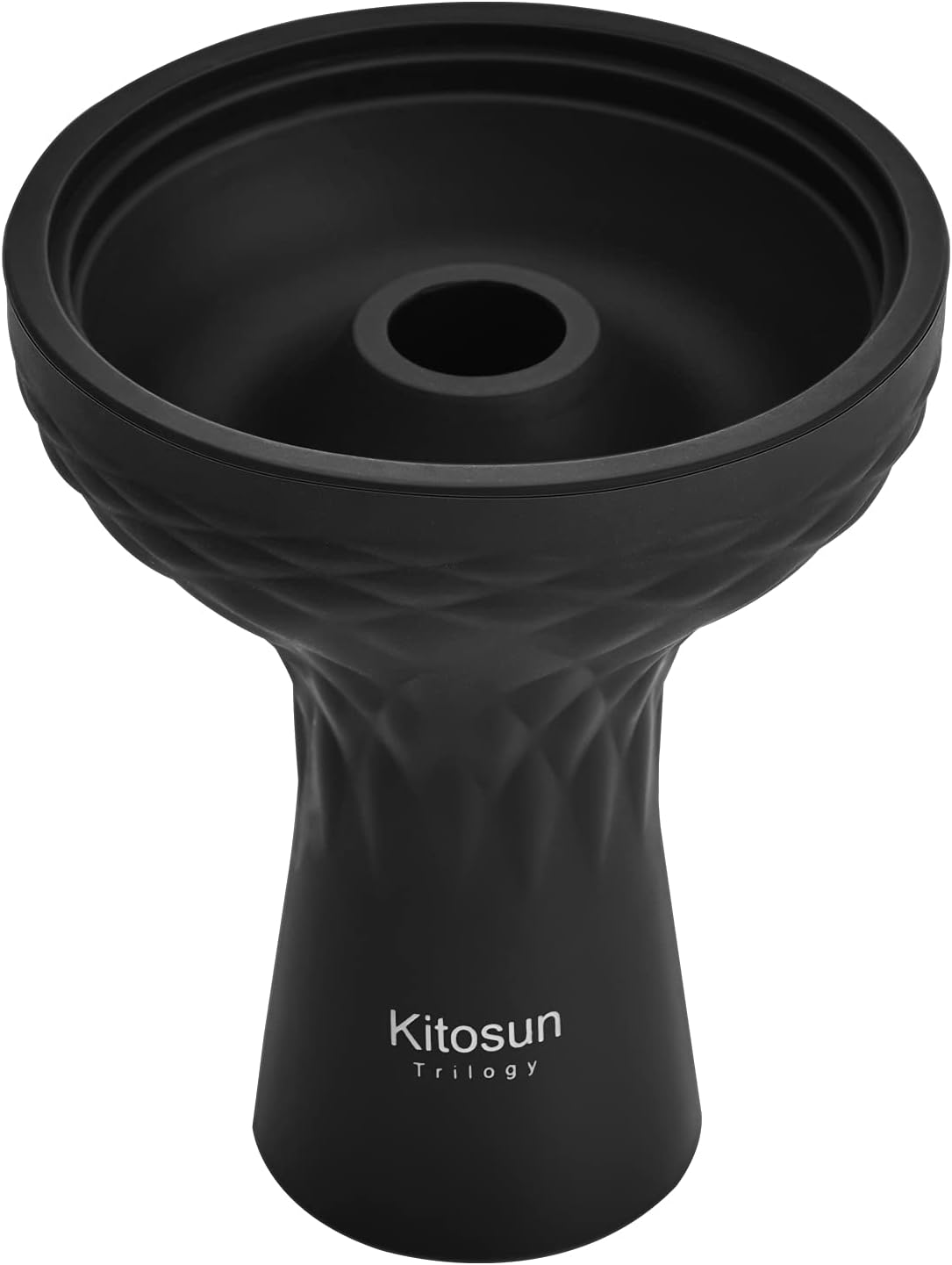 Kitosun Shisha Bowl Premium Shisha Head 70degree Silicone Larger Hookah Bowl Fits for Lotus Heat Management Device Durable Non-Broken Easy Cleaning 3" Bowl 4" Tall (Phunnel Style)-0