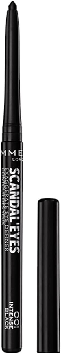 Rimmel London Scandaleyes Exaggerate Eye Definer, 001 Intense Black, 0.35g-0