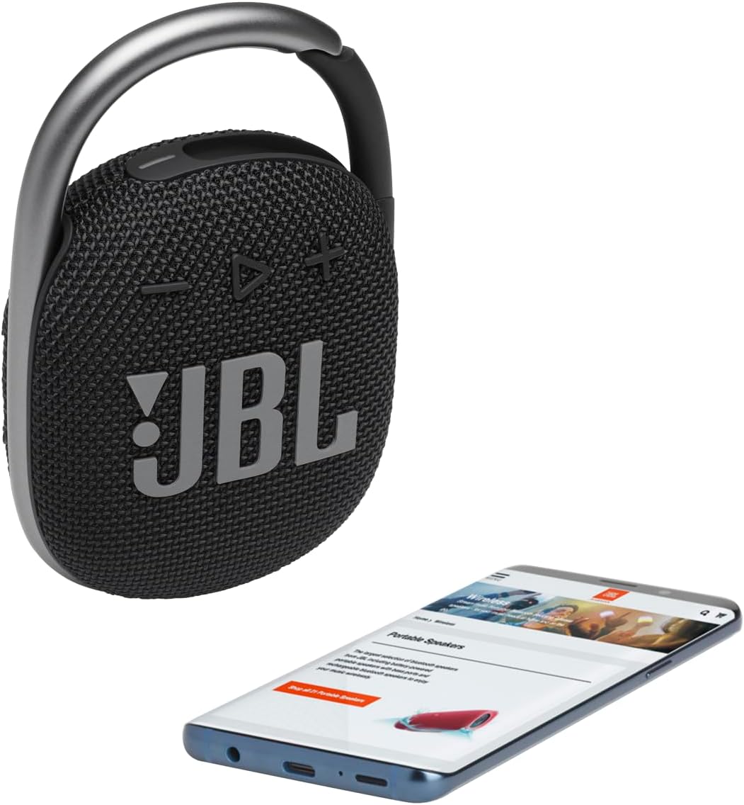 JBL Clip 4 - Portable Mini Bluetooth Speaker - Black - JBLCLIP4BLK-2