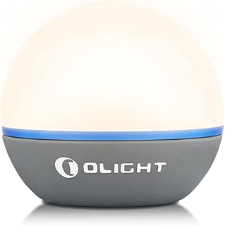 OLIGHT Obulb Night Lamp 55 Lumens Decoration Light IPX7 Waterproof Bedside Light 4-Mode Exquisite Mood Light Weighting Only 55g, Available for Reading, Night Working and Camping (Grey)