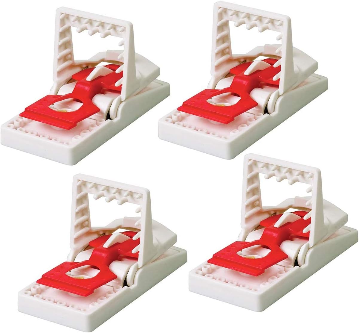 The Big Cheese Ultra Power Mouse Traps (Pack of 4) - Reusable Professional Quality Heavy Duty Mouse Trap, Mouse Killer-0