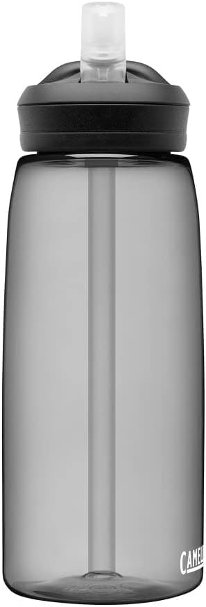 CamelBak eddy+ Water Bottle with Tritan Renew – Straw Top 32oz, Charcoal-2