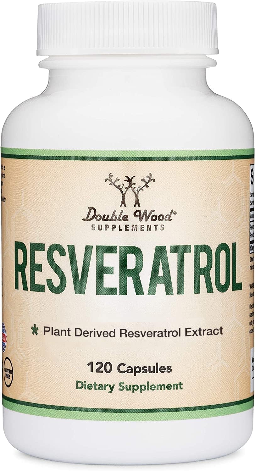 Resveratrol 500mg Per Serving, 120 Capsules (Natural Resveratrol Polygonum Root Extract Providing 50% Trans-Resveratrol) Healthy Aging Support by Double Wood Supplements-3