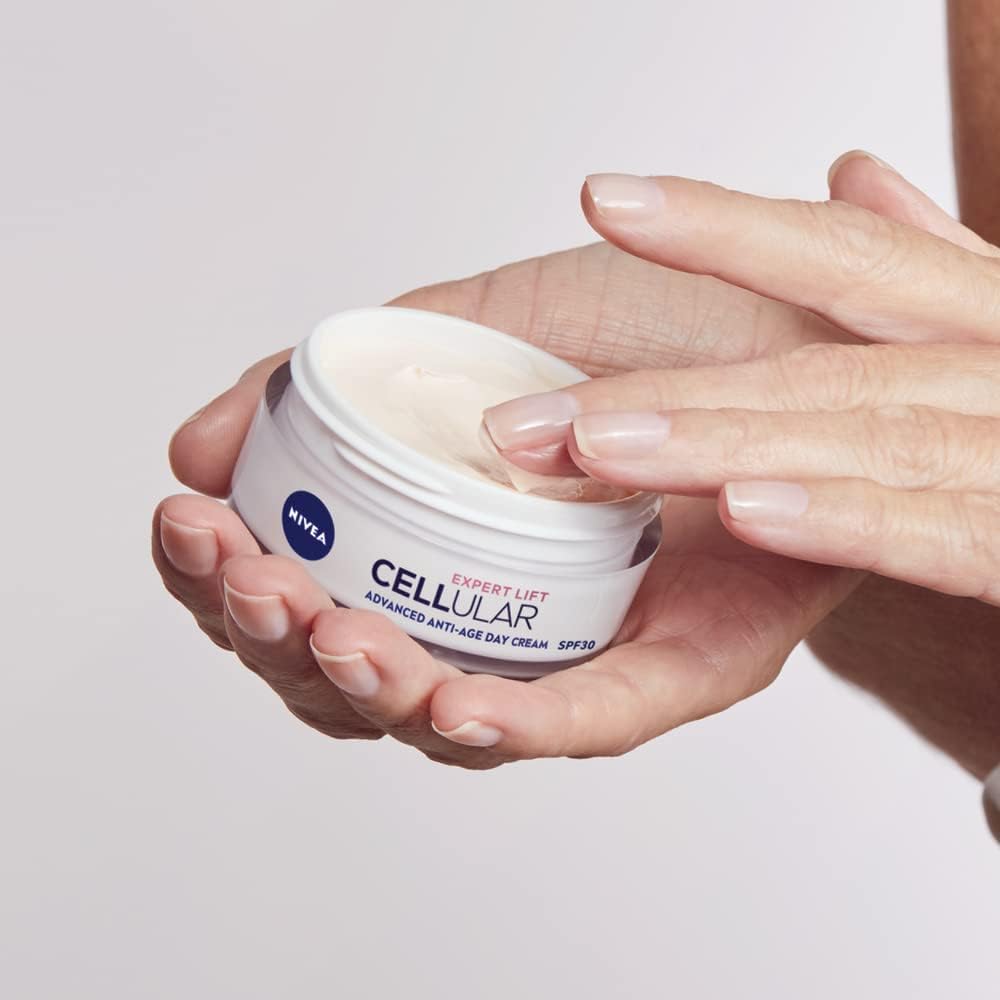 NIVEA Cellular Expert Lift Anti-Age Day Cream 50ml, Anti-Wrinkle Cream with Pure Bakuchiol and Two Types of Hyaluronic Acid, Day Cream for Women, Anti-Ageing Face Cream-2