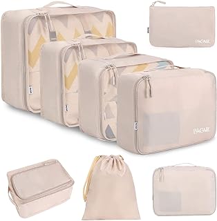 BAGAIL Packing Cubes for Suitcase 8 Set, Lightweight Luggage Packing Organizers Packing Cubes for Travel Accessories