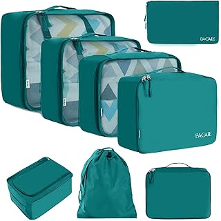 BAGAIL Packing Cubes for Suitcase 8 Set, Lightweight Luggage Packing Organizers Packing Cubes for Travel Accessories