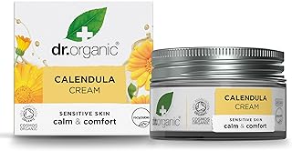 DR ORGANIC Calendula Cream, Fragrance Free, Sensitive Skin, Natural, Vegan, Cruelty-Free, Paraben & SLS-Free, Plastic Free, Recycled & Recyclable, Certified Organic, 50ml, Packaging may vary