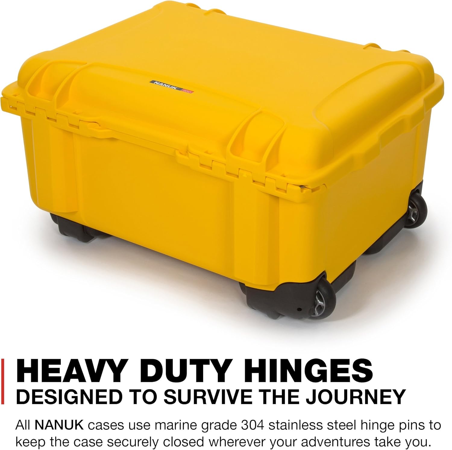 Nanuk 950 Waterproof Hard Case with Lid Organizer and Padded Divider - Yellow (Model: 950-6004)-8