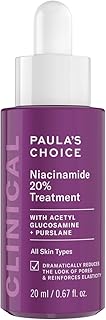 PAULA'S CHOICE CLINICAL Niacinamide 20% Treatment - Serum Tightens & Minimises Enlarged Pores - Fades Brown Spots & Brightens Skin with Vitamin C - All Skin Types - 20 ml