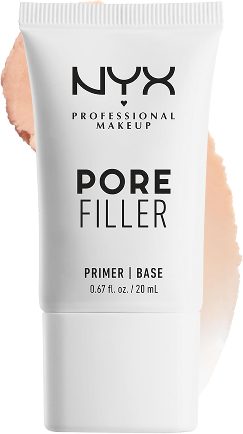 NYX Professional Makeup Pore Filler Primer, Makeup Primer Base, Blurring Effect for Minimised Pores & Even Complexion, Lightweight Silicone Blend, Vegan Formula, 20 ml-0