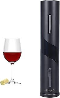 AIKARO Electric Wine Bottle Opener Automatic Electronic Corkscrew, Battery Operated