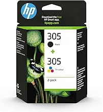 HP 305, Black/Tri-Colour Original Ink Cartridges (6ZD17AE), Pack of 2