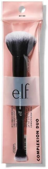 e.l.f. Concealer & Foundation Complexion Duo Brush, 2-in-1 Makeup Brush For Concealer & Liquid & Powder Foundation, Made With Synthetic Bristles-5