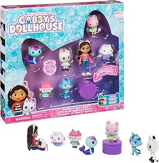 Gabby’s Dollhouse, Deluxe Figure Gift Set with 7 Toy Figures and Surprise Accessory, Kids’ Toys for Ages 3 and above