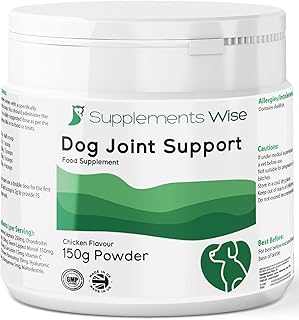 Joint Powder for Dogs - Pain Relief Anti Inflammatory Complex - Dog Joint Care Supplements - Glucosamine For Dogs - Young, and Senior - Hip and Joint Care - Dog Arthritis Support -150g Chicken Flavour