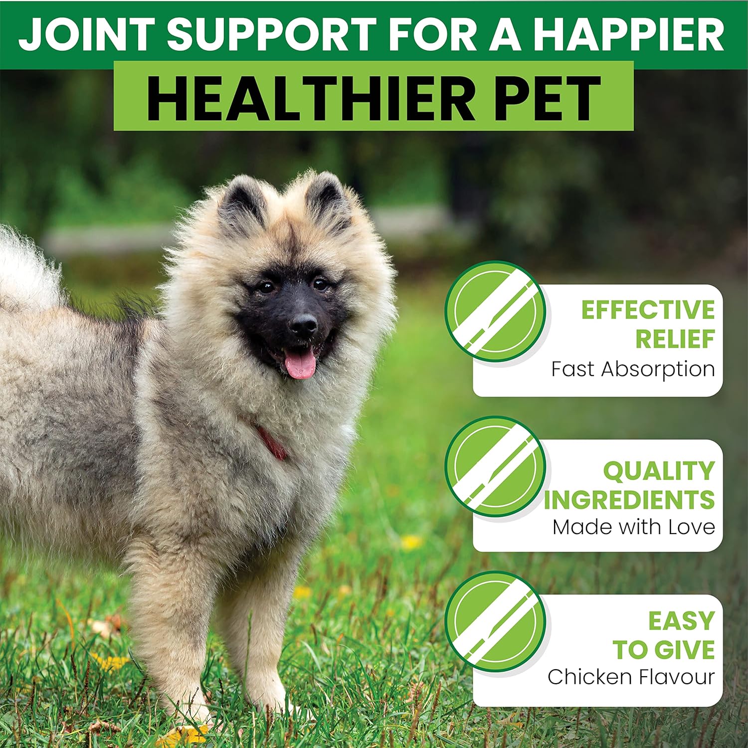 Joint Powder for Dogs - Pain Relief Anti Inflammatory Complex - Dog Joint Care Supplements - Glucosamine For Dogs - Young, and Senior - Hip and Joint Care - Dog Arthritis Support -150g Chicken Flavour-4