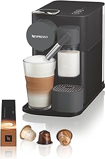 De'Longhi Lattissima One Evo Automatic Coffee Maker, Single-Serve Capsule Coffee Machine, Automatic frothed milk, Cappuccino and Latte, EN510.B, 1450W, Black