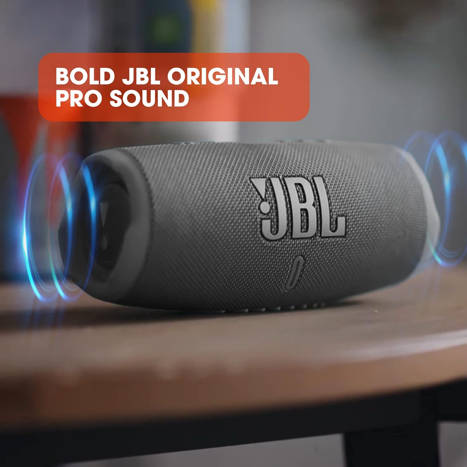 JBL Charge 5 Portable Bluetooth Speaker with Deep Bass, IP67 Waterproof and Dustproof, 20 Hours of Playtime, Built-In Powerbank, Black-1