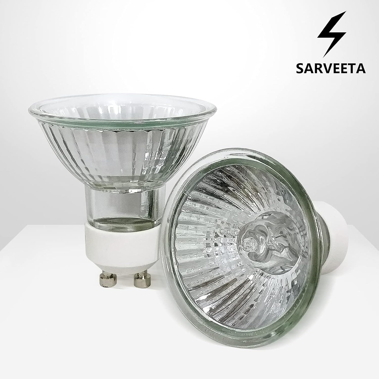 Sarveeta GU10 Halogen Bulbs 35W Dimmable, 220V GU10 Halogen Spotlight Bulbs 2 Pin,400 LM,2800K Warm Withe （Pack of 8）-6