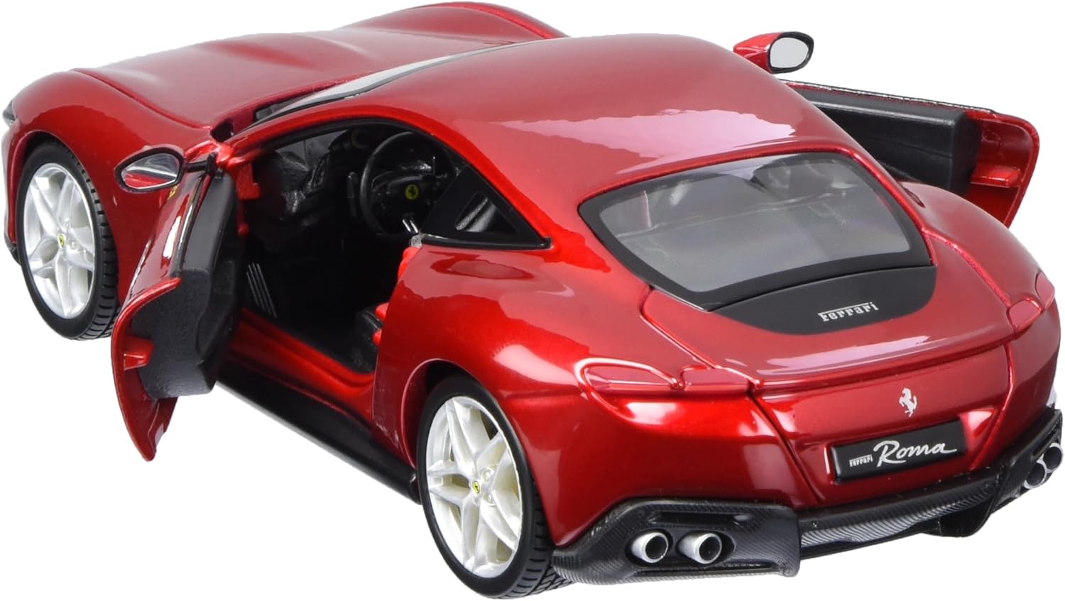 Bburago B18-26029 Ferrari Race and Play Roma 1:24 Scale Die-Cast Collectible Car, Assorted Designs and Colours-1