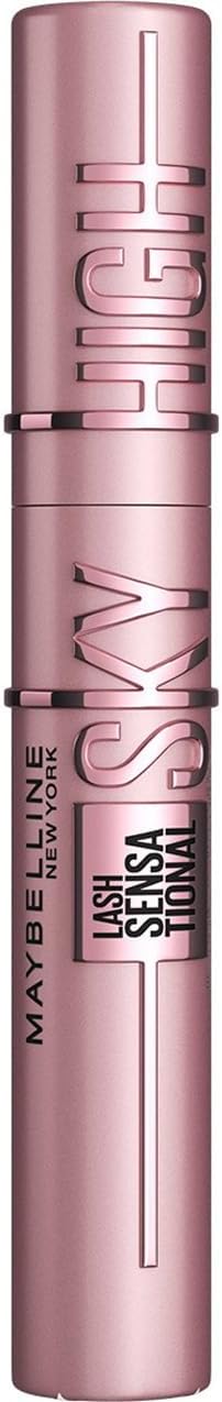 Maybelline New York Lash Sensational Sky High Mascara, Volumising & Lengthening Mascara, Washable Flake-Free Formula Infused with Bamboo Extract & Fibres, 7 ml, Shade: 01, Black-0