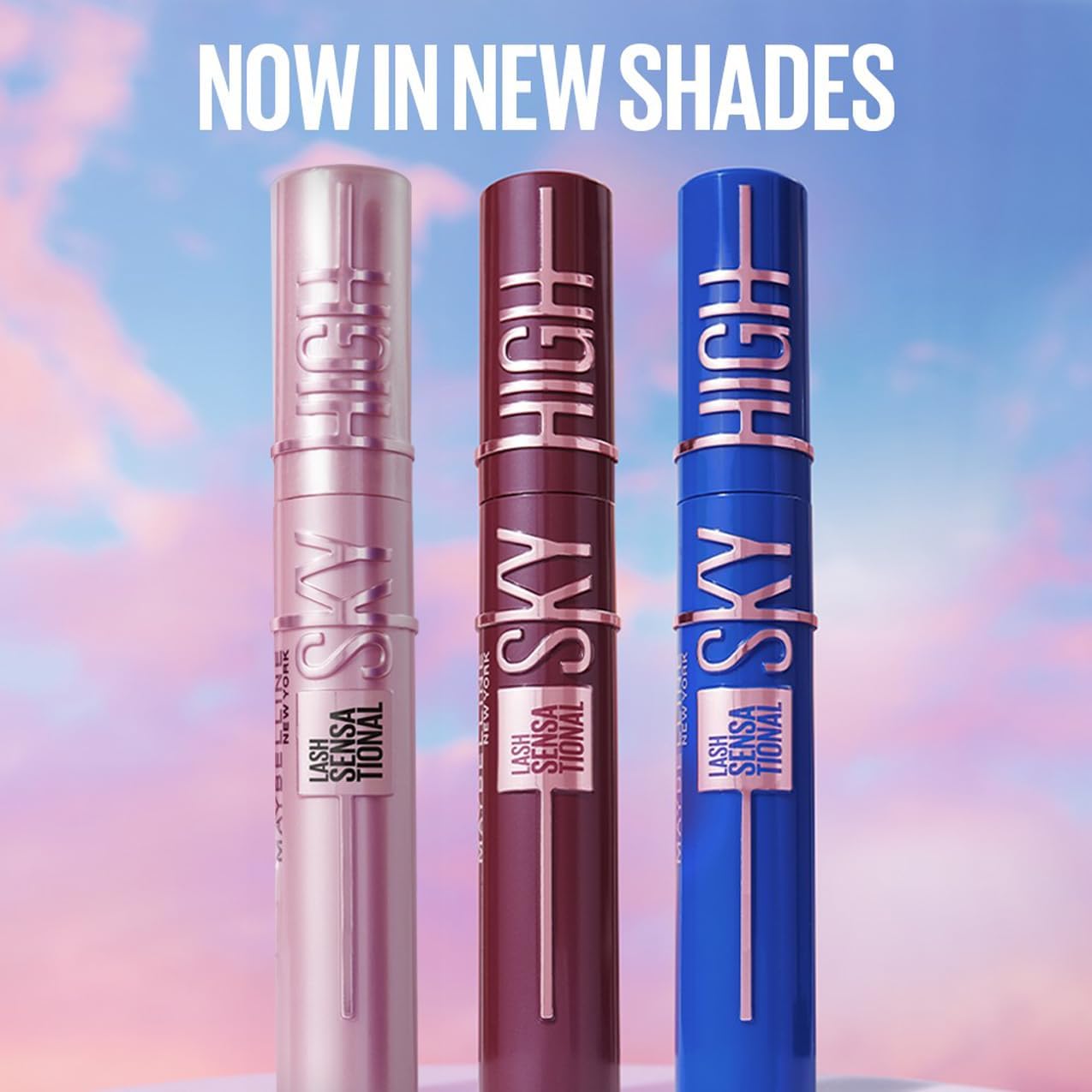 Maybelline New York Lash Sensational Sky High Mascara, Volumising & Lengthening Mascara, Washable Flake-Free Formula Infused with Bamboo Extract & Fibres, 7 ml, Shade: 01, Black-5