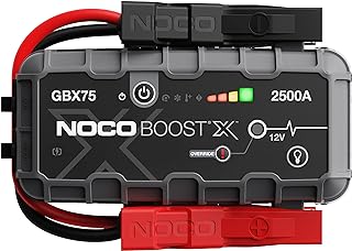 NOCO Boost X GBX75 2500A UltraSafe Car Jump Starter, Jump Starter Power Pack, 12V Battery Booster, Portable Powerbank Charger, and Jump Leads for up to 8.5-Liter Petrol and 6.5-Liter Diesel Engines