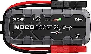 NOCO Boost X GBX155 4250A UltraSafe Car Jump Starter, Jump Starter Power Pack, 12V Battery Booster, Portable Powerbank Charger, and Jump Leads for up to 10.0-Liter Petrol and 8.0-Liter Diesel Engines