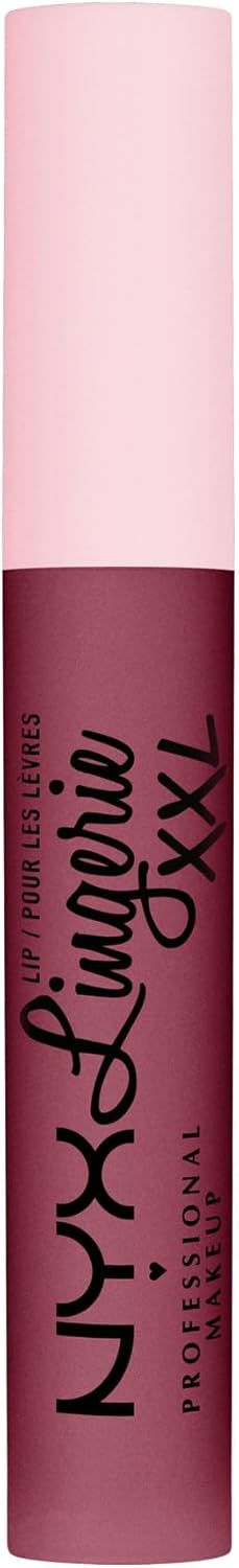 NYX Professional Makeup Lip Lingerie XXL, Long Lasting Matte Liquid Lipstick, Vegan formula, Bust-ed-0