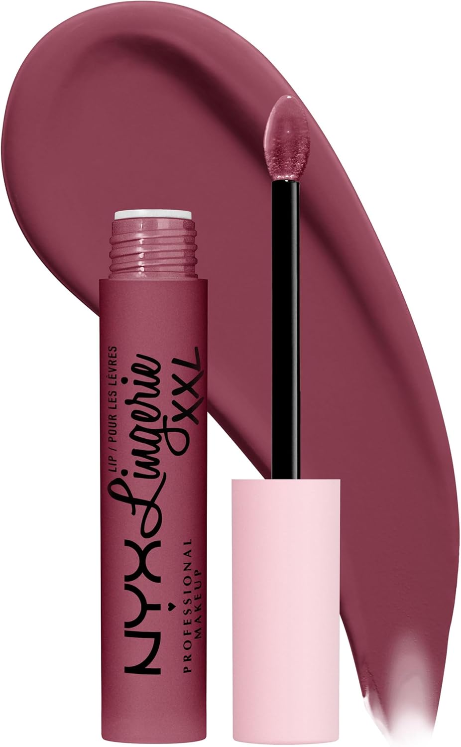 NYX Professional Makeup Lip Lingerie XXL, Long Lasting Matte Liquid Lipstick, Vegan formula, Bust-ed-1