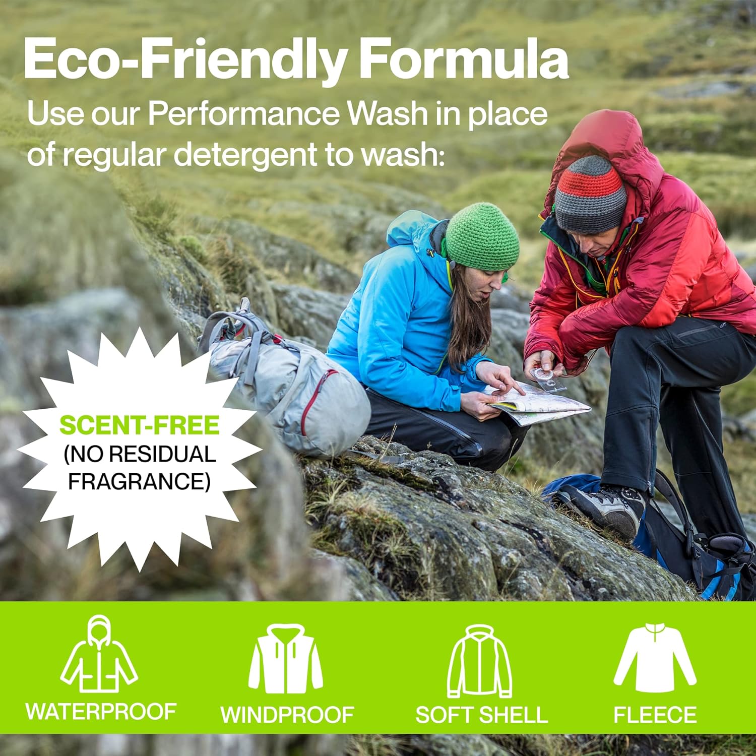 Grangers Eco Twin Pack – Performance Wash and Clothing Repel | 300ml/300ml | Cleans, Refreshes and Reproofs All Outdoor and Sports Clothing-4