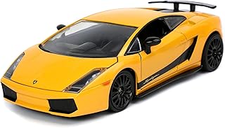 Jada 253203067 Superleggera Fast & Furious Lamborghini Gallardo 1:24 Scale DIE-CAST Replica CAR, Yellow