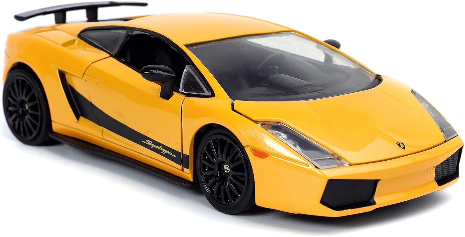 Jada 253203067 Superleggera Fast & Furious Lamborghini Gallardo 1:24 Scale DIE-CAST Replica CAR, Yellow-10