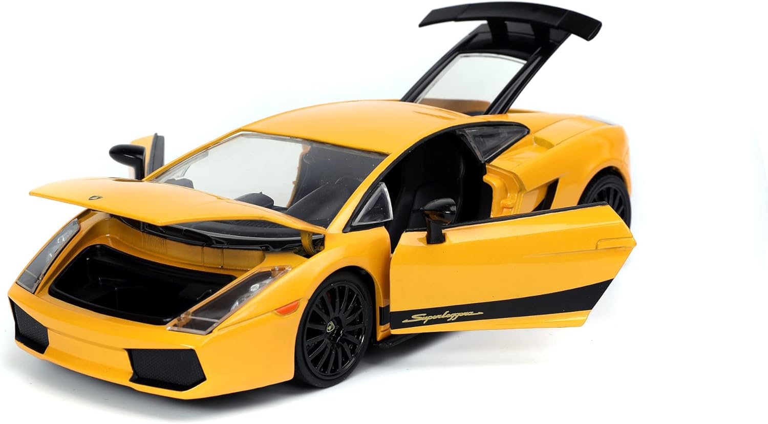 Jada 253203067 Superleggera Fast & Furious Lamborghini Gallardo 1:24 Scale DIE-CAST Replica CAR, Yellow-4