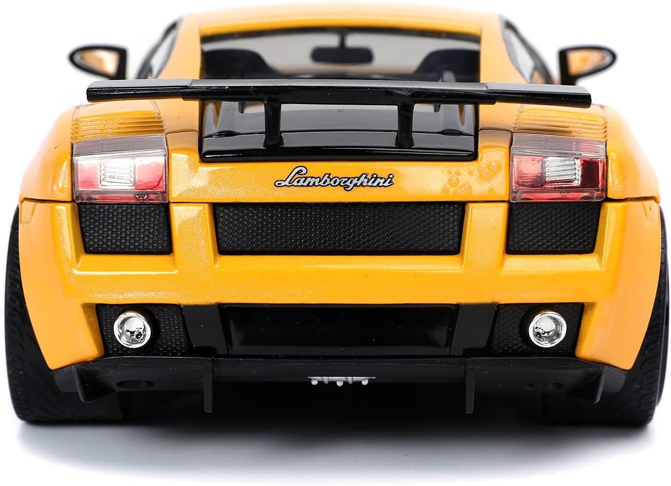 Jada 253203067 Superleggera Fast & Furious Lamborghini Gallardo 1:24 Scale DIE-CAST Replica CAR, Yellow-8