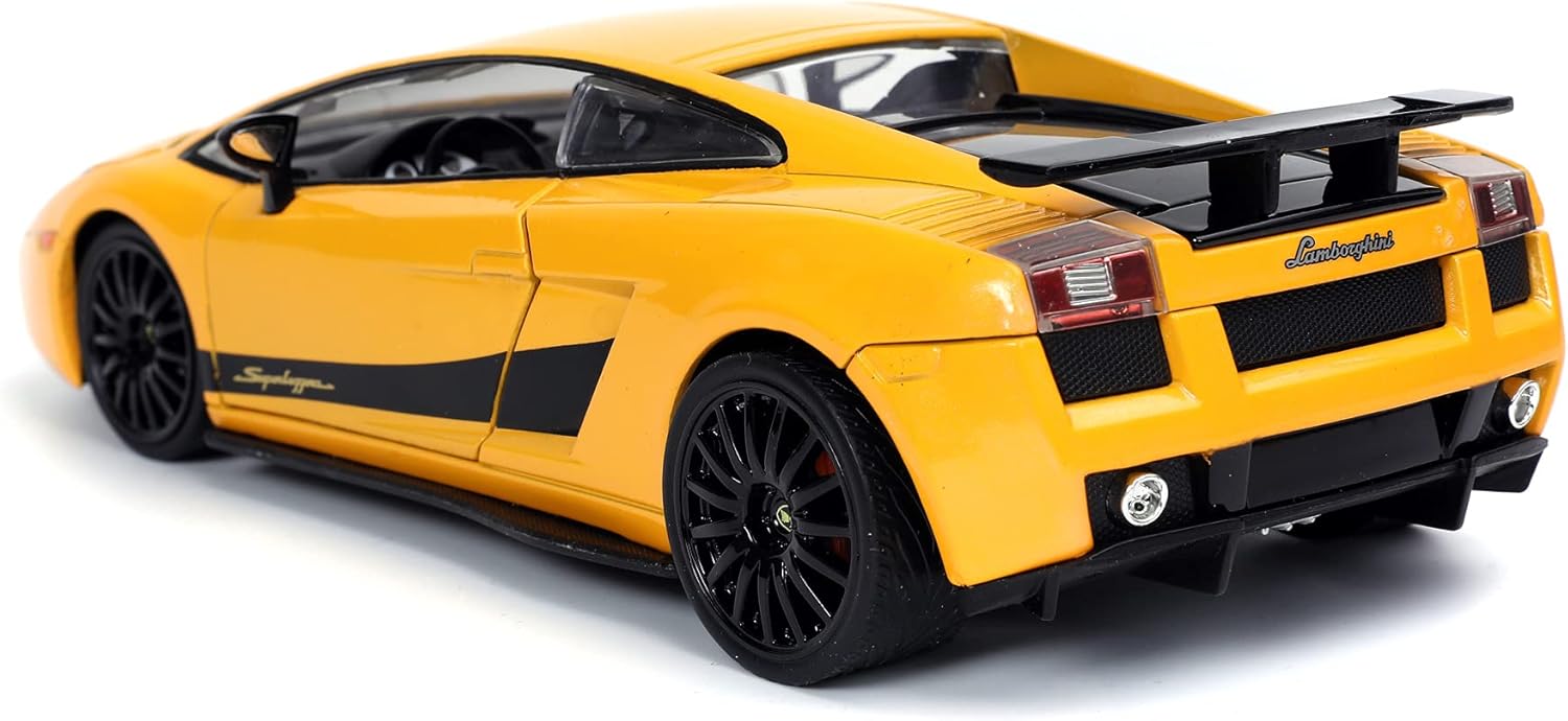 Jada 253203067 Superleggera Fast & Furious Lamborghini Gallardo 1:24 Scale DIE-CAST Replica CAR, Yellow-9