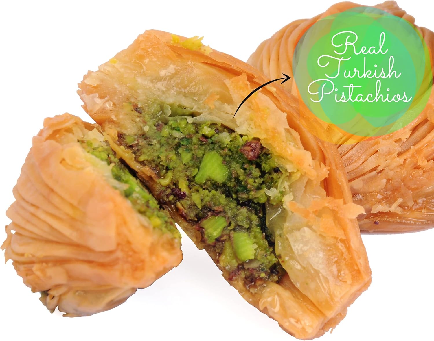 Mughe Gourmet Assorted Baklava Pastry Gift Elegant Tin Box - 500g/1.1lb - Turkish Pistachio, Almond, Walnut, Cashew, Hazelnut Bite Size Gifts Baklawa Sweet - Perfect for Birthday, Fathers Day-4