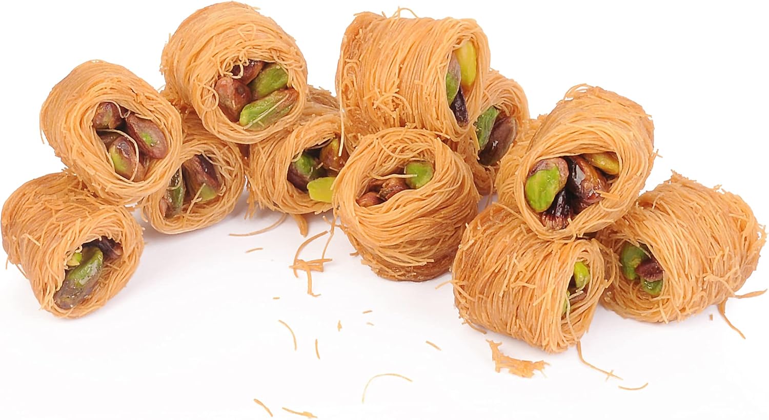 Mughe Gourmet Assorted Baklava Pastry Gift Elegant Tin Box - 500g/1.1lb - Turkish Pistachio, Almond, Walnut, Cashew, Hazelnut Bite Size Gifts Baklawa Sweet - Perfect for Birthday, Fathers Day-5