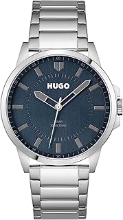 HUGO Analogue Quartz Watch for Men with Silver Stainless Steel Bracelet - 1530186