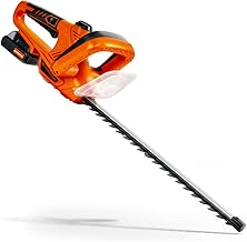 SuperHandy Hedge Trimmer 17-Inch Cordless Electric 20V 1.5Ah Lightweight Lawn and Garden Landscaping