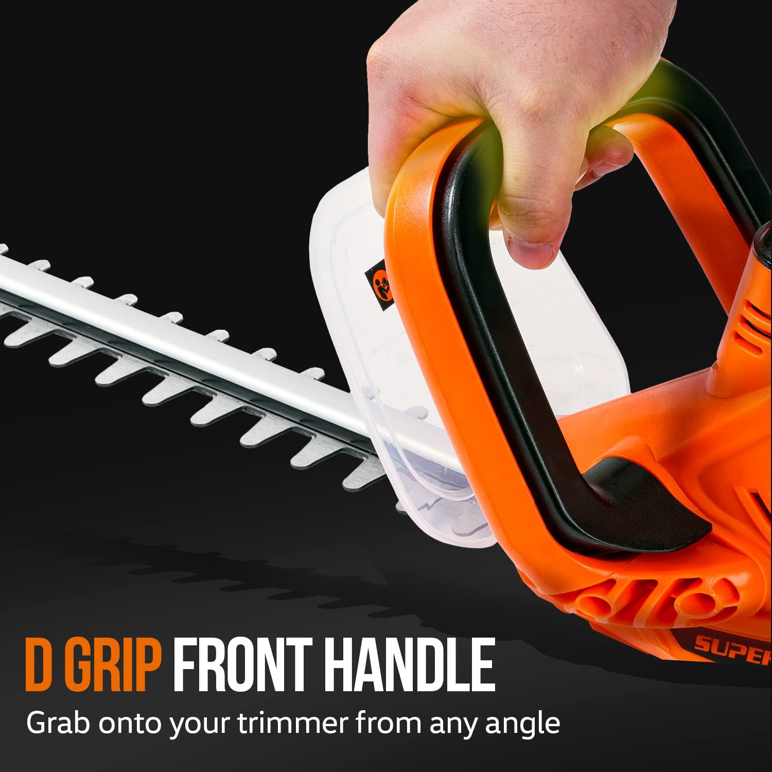 SuperHandy Hedge Trimmer 17-Inch Cordless Electric 20V 1.5Ah Lightweight Lawn and Garden Landscaping-5